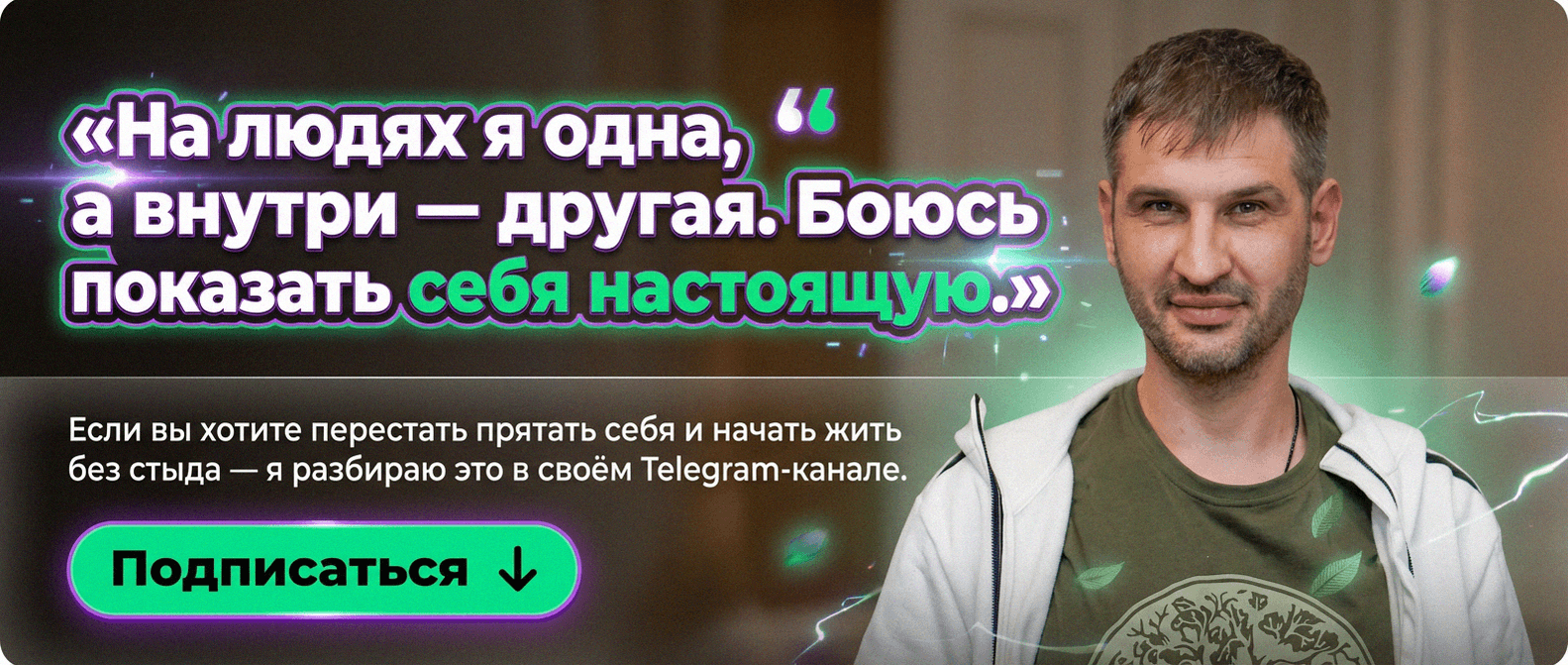 Telegram-канал о глубинной трансформации и расстановках