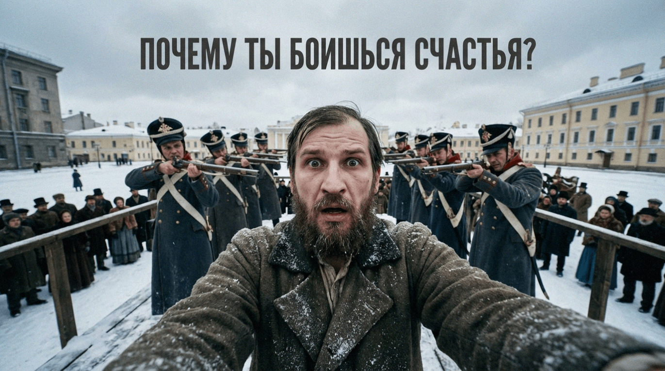 Иллюстрация психологии страха счастья и пути к радости