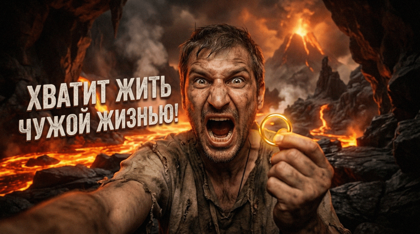 Человек выбирает свой путь вместо того чтобы смотреть на чужую жизнь