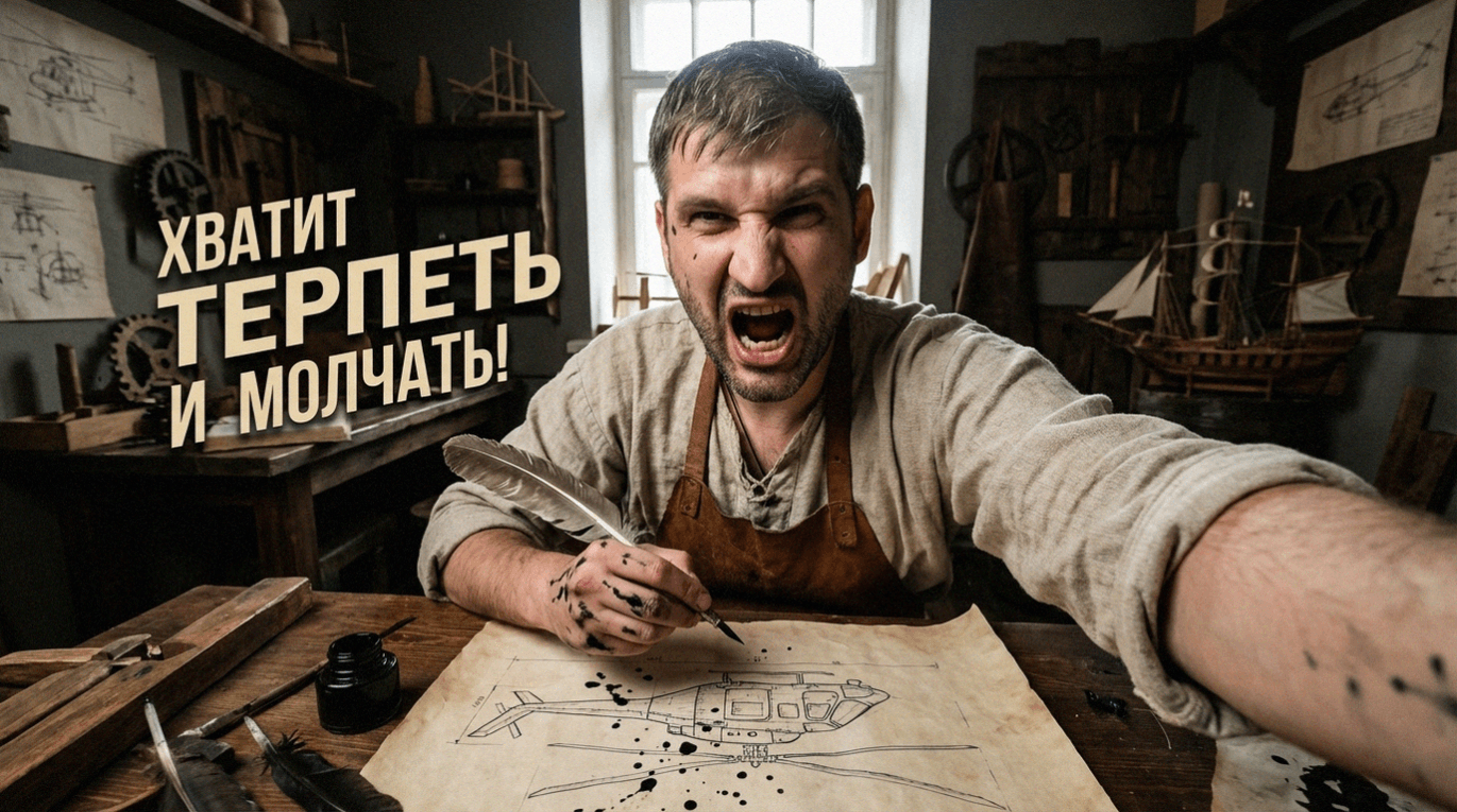Человек, испытывающий накопленную обиду и стресс, иллюстрация к статье о психологии конфликтов
