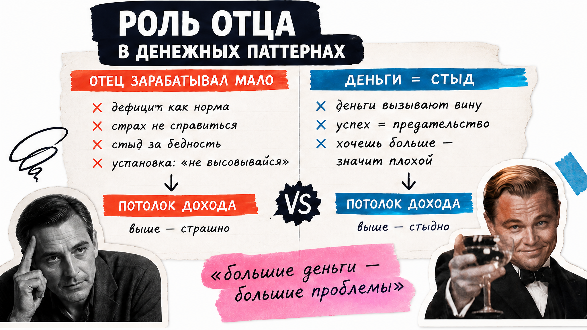 Два сценария: отец и денежный потолок
