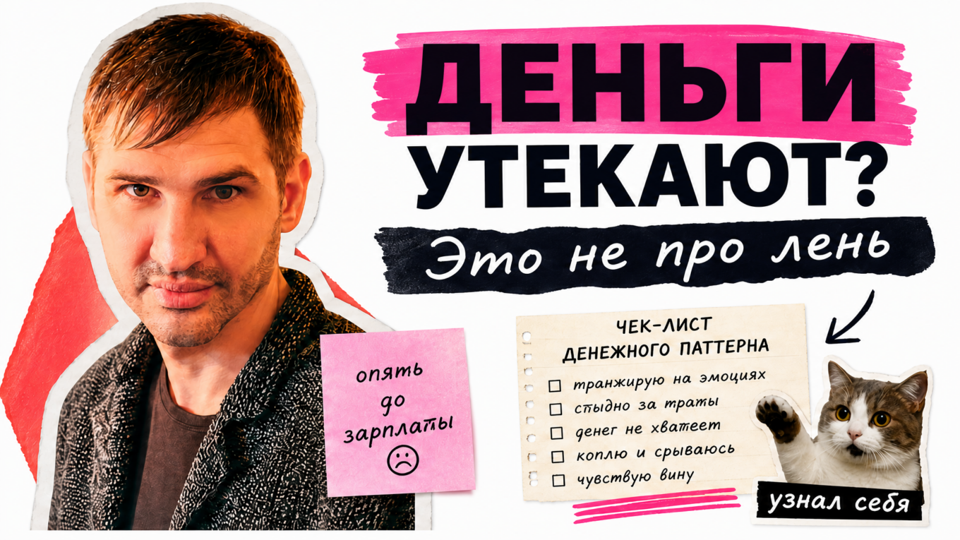 Обложка: отношения с деньгами — почему одни притягивают, а другие отталкивают